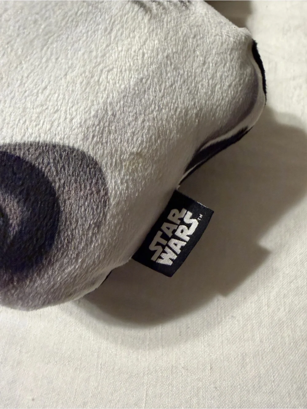 Star Wars Plush Helmet Accent Pillow - White & Black